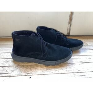 Sorel Men Explorer Drift Waterproof 100G Black Suede Winter Boots Size 10 gr2080